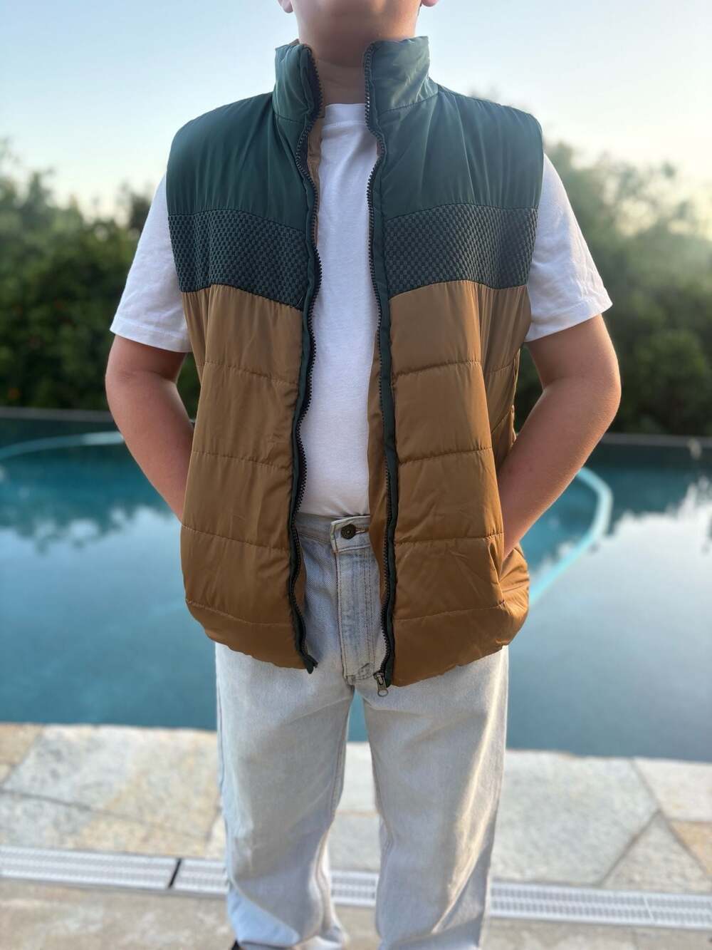 Polo by Ralph Lauren Boys Puffer Vest Size YXL- Fits like Men's Small